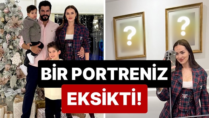 Evi Gerçekten Mimar Selim Tasarlamış: Fahriye Evcen'in Yılbaşı Fotoğrafındaki Detay Yine Göz Kanattı!