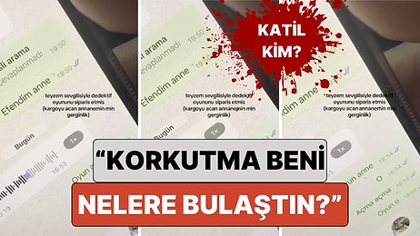 Kızının Sipariş Ettiği Dedektif Oyununun Üstündeki "Katil Kim" Yazısını Görünce Paniğe Kapılan Anne