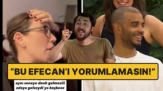 Survivor Efecan'ın Eşi Yorumcu Olarak Semih'i Görünce Kendini Tutamadı