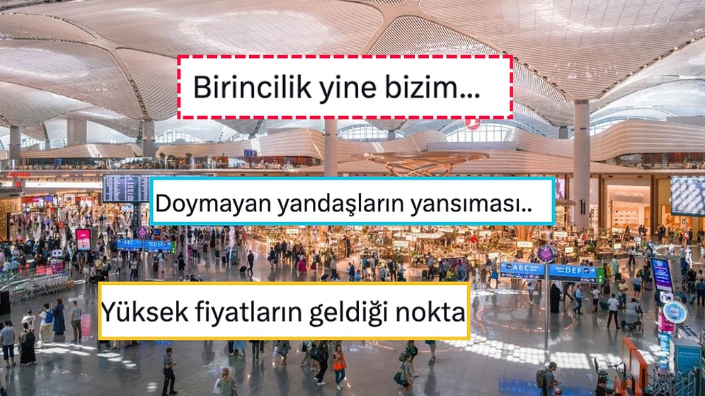 İstanbul Havalimanı Pahalılıkta Birinci Oldu: İtalyan Gazete “Kırılması Zor Rekor” Sözleriyle Yer Verdi