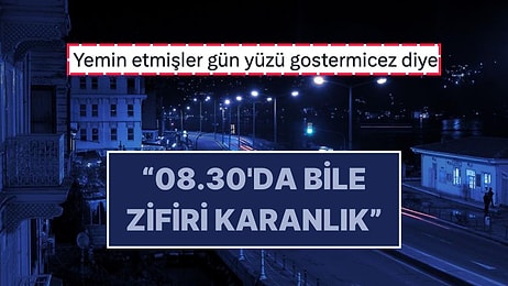 Kalıcı Saat Uygulamasıyla Aydınlanmayan Havada Zifiri Karanlıkta Yola Koyulanlar İsyanını X’te Paylaştı