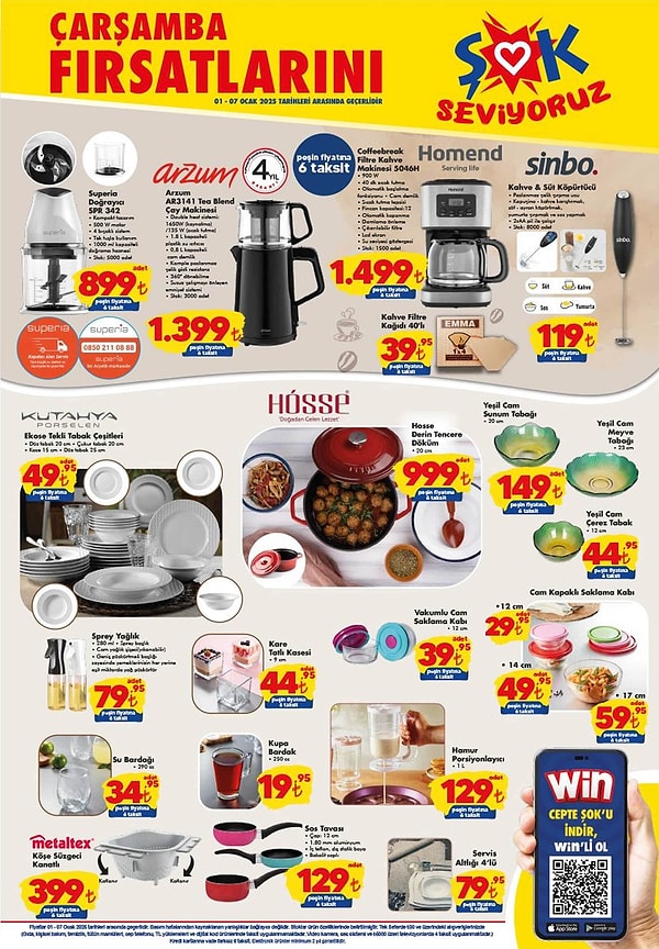 Arzum Superia Doğrayıcı 899 TL,