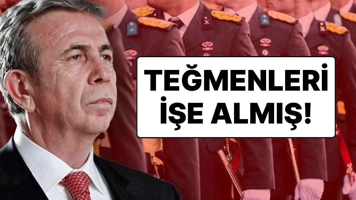 TSK'dan İhraç Edilen Teğmenleri Mansur Yavaş İşe Almış!