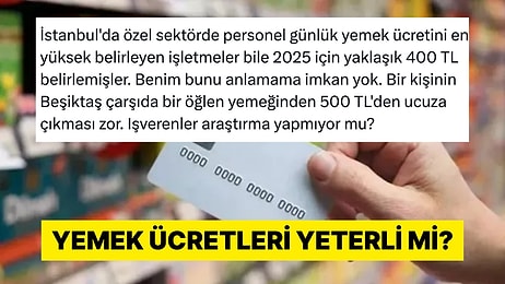 Çalışanların Aldığı Günlük Yemek Ücretleri Hakkında Tartışmalar Bitmiyor