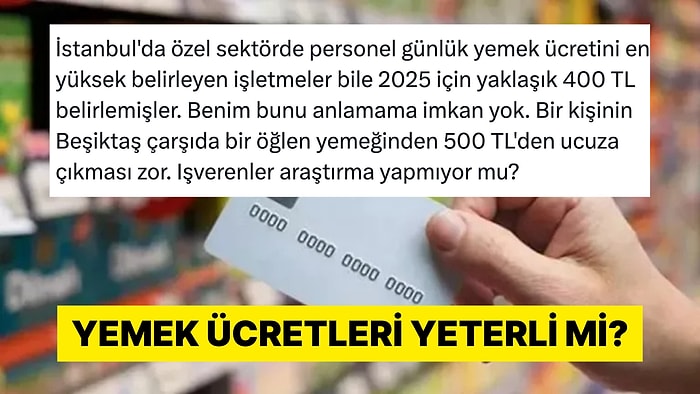 Çalışanların Aldığı Günlük Yemek Ücretleri Hakkında Tartışmalar Bitmiyor