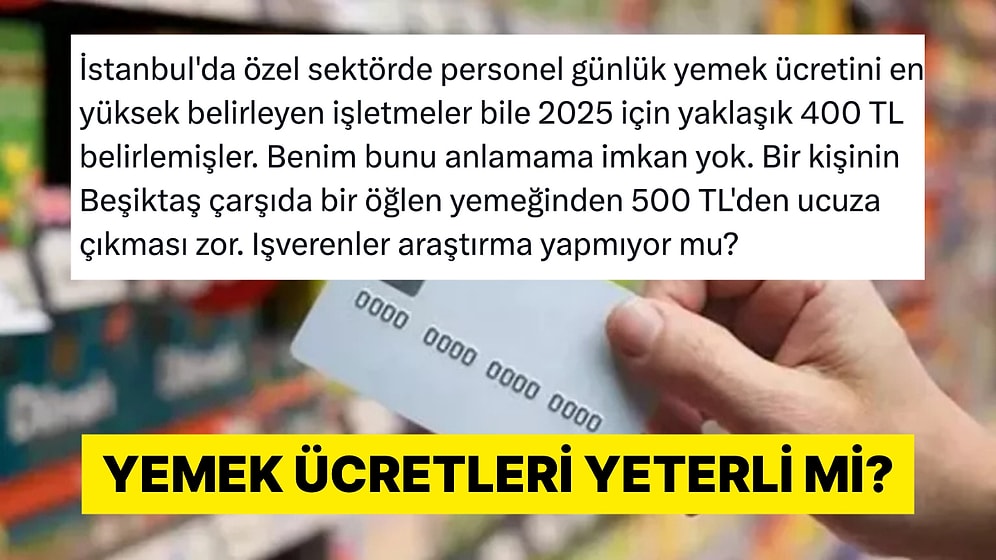 Çalışanların Aldığı Günlük Yemek Ücretleri Hakkında Tartışmalar Bitmiyor