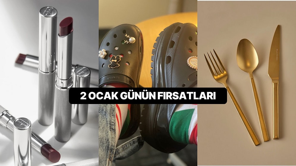 Bugün İndirimde Neler Var? Crocs Platform Terliklerden Clinique Black Honey'e 2 Ocak 2025 Günün Fırsatları