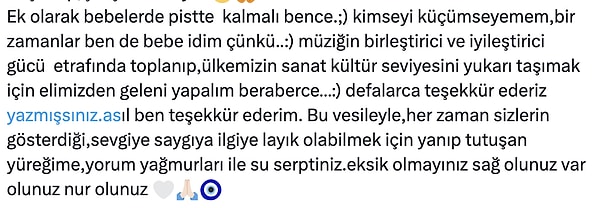 Bebelerin de pistte kalmasını söyleyen Burak Kut, bir kez daha takdir topladı.