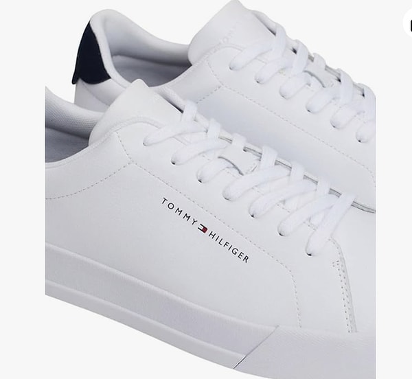 Tommy Hilfiger TH COURT LEATHER Spor Ayakkabı