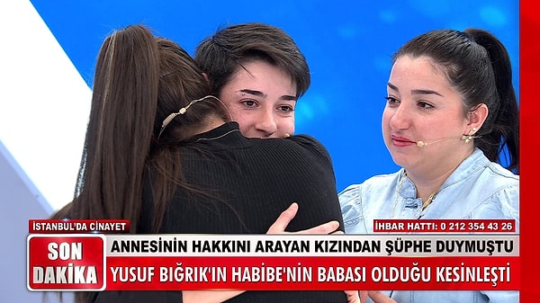 Annesinin babası veya amcaları tarafından öldürüldüğünden şüphelenen Habibe haklı çıktı. Ona destek vermek için yayına katılan 2 ablası Sebile ve Nebile de anlattıklarıyla hepimizi şoke etti.