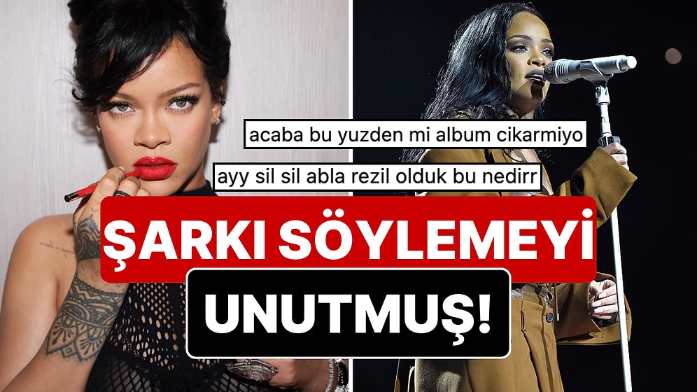 Demek Bu Yüzden Şarkı Çıkarmıyormuş: Karaokede Kendi Şarkısını Söyleyen Rihanna Defalarca Kez Detone Oldu!