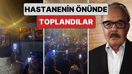 Ferdi Tayfur'un Hayranları Hastanenin Önünde Toplanıp Bir Minibüsten Büyük Ustanın Şarkılarını Çaldı