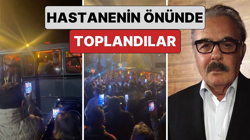 Ferdi Tayfur'un Hayranları Hastanenin Önünde Toplanıp Bir Minibüsten Büyük Ustanın Şarkılarını Çaldı