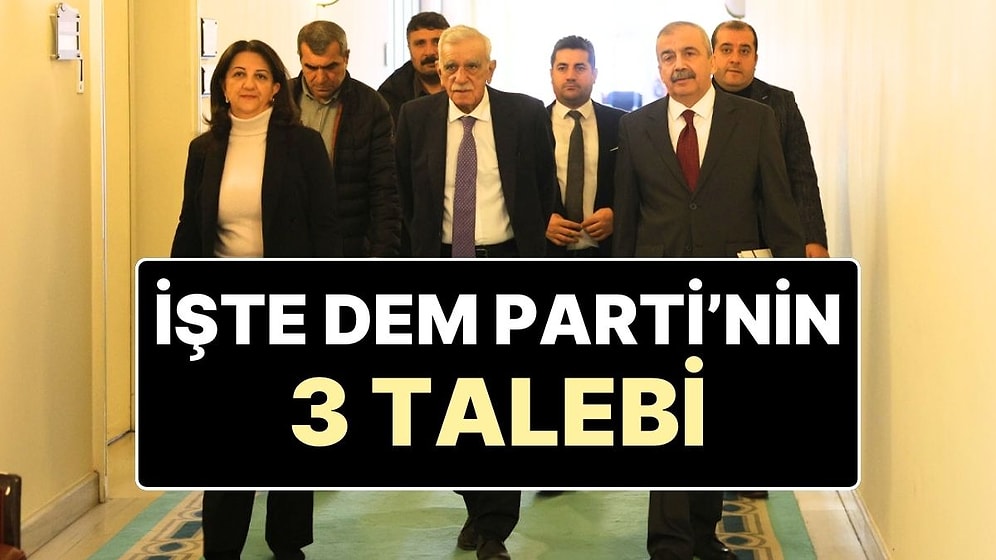 Abdullah Öcalan'dan Sonra Devlet Bahçeli ile Görüşen DEM Parti Yetkililerinin 3 Talebi Ortaya Çıktı