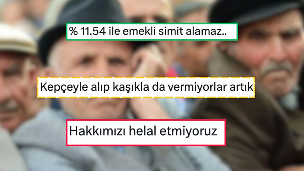 Asgari Ücretten Sonra Emekli Maaş Zammının Hayal Kırıklığına Uğrattığı Vatandaşlardan Tepkiler