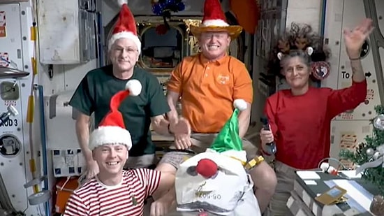 NASA Astronauts Stranded in Space Celebrate Christmas – And the Internet Has Questions