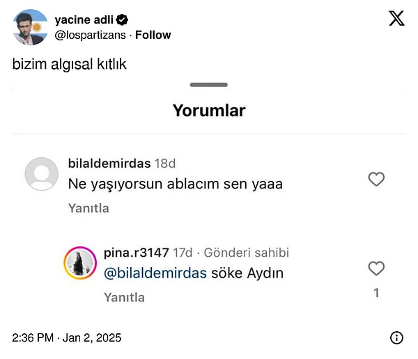 Dalgınlık diyelim.