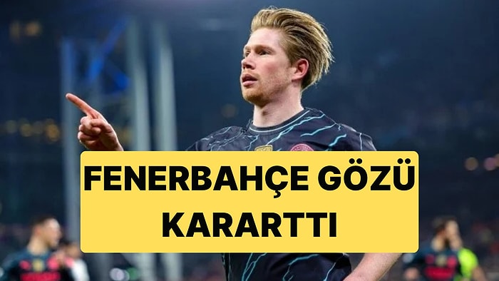 Kevin De Bruyne İçin Fenerbahçe Büyük Bir Serveti Gözden Çıkardı