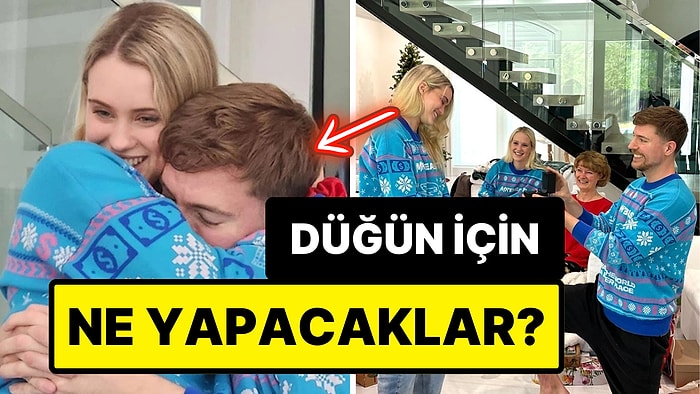 YouTube'ın En Popüler İçerik Üreticisi MrBeast'ten Kız Arkadaşına Romantik Evlenme Teklifi