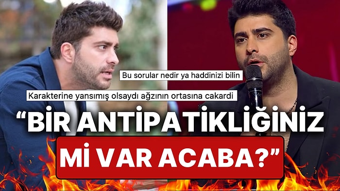 "Haddinizi Aşmayın!": Doğukan Güngör'ün Karakterine Yönelik 'Antipatik' Çıkışında Bulunan Muhabir Tepki Çekti