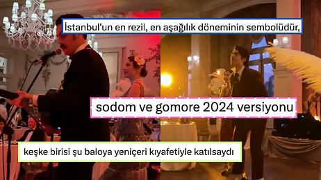 Pera Palas'ta Dikkat Çeken Parti! Tarih Meraklıları 1920’nin İstanbul'undan Örnek Vererek Tepki Gösterdi