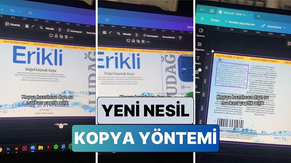 Bir Öğrencinin Sınavda Kopya Çekebilmek İçin Su Şişesi Üzerine Yaptığı Tasarım Pes Dedirtti