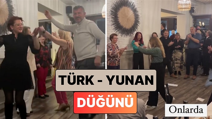 Bir Türk ve Bir Yunan'ın Evlendiği Düğünde Oyun Havalarının Benzerliği Dikkat Çekti