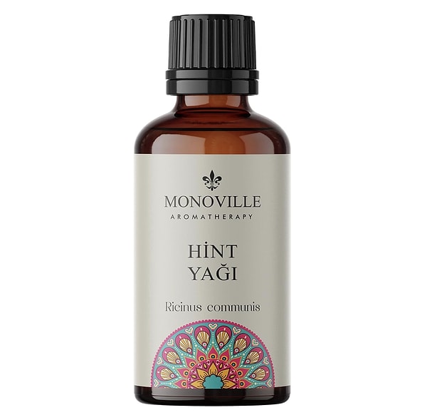 3. Monoville Hint Yağı Soğuk Sıkım %100 Saf ve Doğal (Castor Oil)