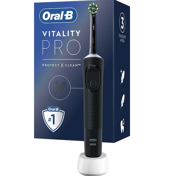 1. Oral-B D103 Vitality Pro Cross Action Şarjlı Diş Fırçası