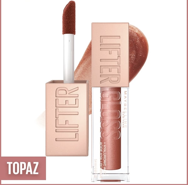 8. Maybelline New York Lifter Gloss Nemlendirici Dudak Parlatıcısı- 009 Topaz