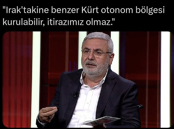 Metiner geçtiğimiz aylarda Suriye'nin kuzeyinde oluşabilecek bir otonom bölge konusunu şöyle değerlendirmişti.