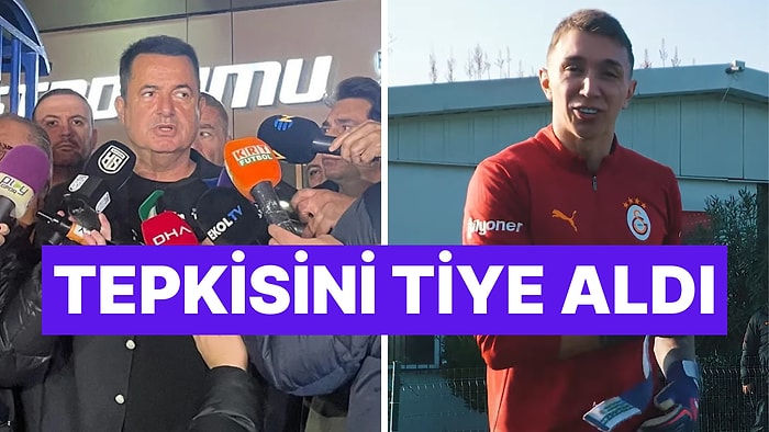 Torreira'ya "Aktör" Diyen Fenerbahçe Asbaşkanı Acun Ilıcalı'ya Muslera'dan Gönderme!