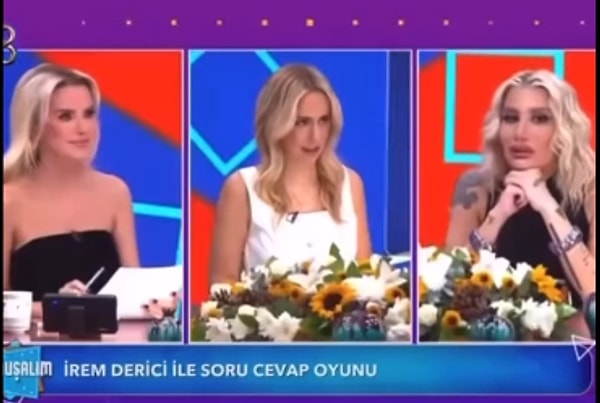 Bugün 'Gel Konuşalım' isimli televizyon programına katılan İrem Derici'ye Demet Akalın soruldu. İrem Derici, 'Olsa da olur, olmasa da şu an benim için' diyerek soruyu yanıtladı. Böylelikle suların durulmadığı, alevin ise git gide kızıştığını görmüş olduk.👇