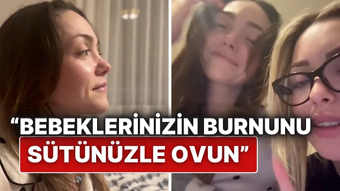 Ablasının Burnunun Estetik Gibi Olmasının Sebebi Anne Sütüyle Ovulmasıymış!