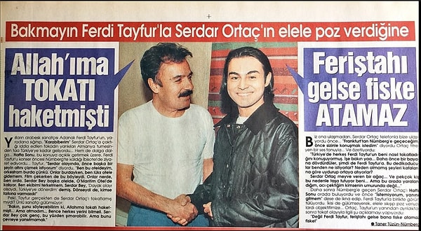 1995 yılında Sabah Gazetesi'nde yer alan o haberin görseli de işte burada