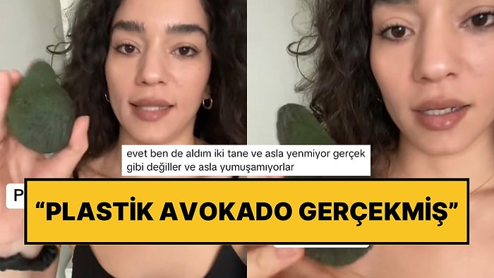 Plastik Meyve-Sebze Tartışması Büyüyor: Bir Kadın Marketten Aldığı Avokadodan Dert Yandı