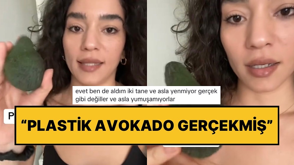 Plastik Meyve-Sebze Tartışması Büyüyor: Bir Kadın Marketten Aldığı Avokadodan Dert Yandı