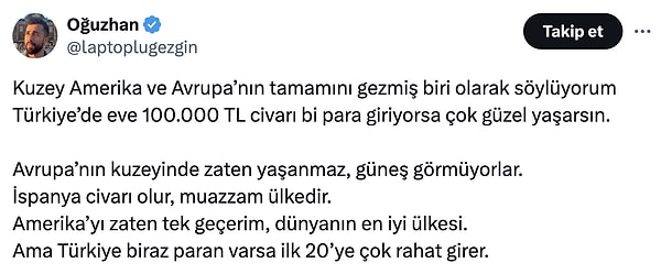 İklim gibi faktörler de var.