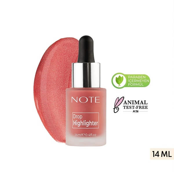 Note Drop Highlighter 01 Pearl Rose Likit Aydınlatıcı