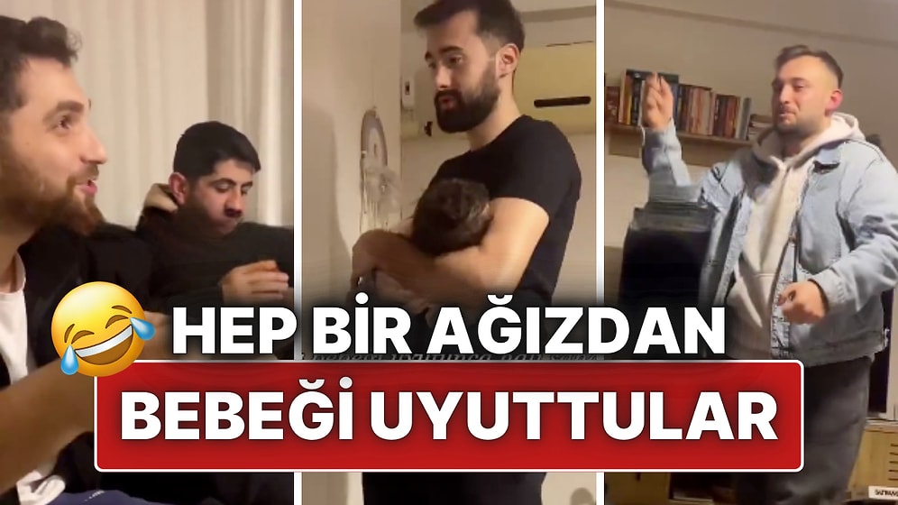 Bebeği Uyutmadan Halı Sahaya Gitmek İçin İzin Çıkmadı: Baba ve Arkadaşları Seferber Oldu!