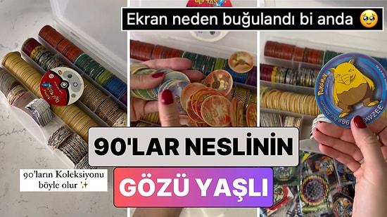 90'lar Neslinin Gözü Yaşlı: Yıllarca Özenle Saklanan Taso Koleksiyonu Herkesi Çocukluğuna Götürdü