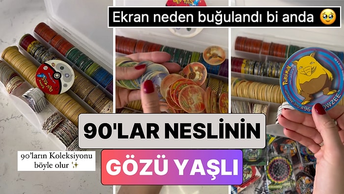 90'lar Neslinin Gözü Yaşlı: Yıllarca Özenle Saklanan Taso Koleksiyonu Herkesi Çocukluğuna Götürdü