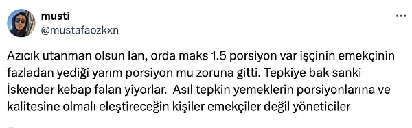 Hak arayışındaki öğrenciye de tepkiler gecikmedi.