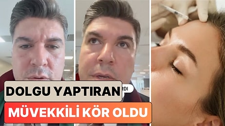 Bir Avukat Yaptırdığı Dolgunun Ardından Kör Olan Müvekkilinin Ardından İnsanları Uyardı