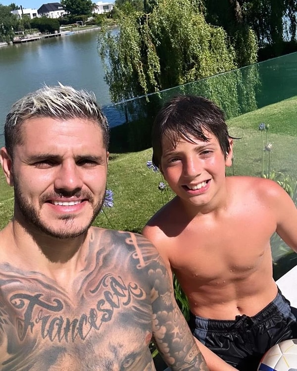 Icardi'nin aşk gönderisine Wanda Nara'nın oğlu Benedicto Lopez'den bir yorum geldi!