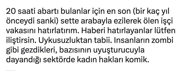 Setlerde yaşanan iş cinayetleri de hatırlatıldı.