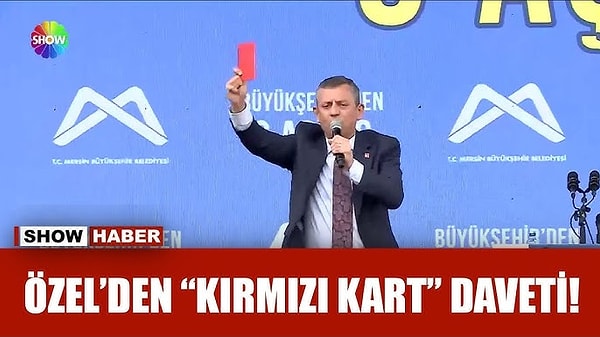 Bizim TV Yayın Yönetmeni Şaban Sevinç ise Özel'e kırmızı kart olayını sordu. Aktardıkları şöyle;