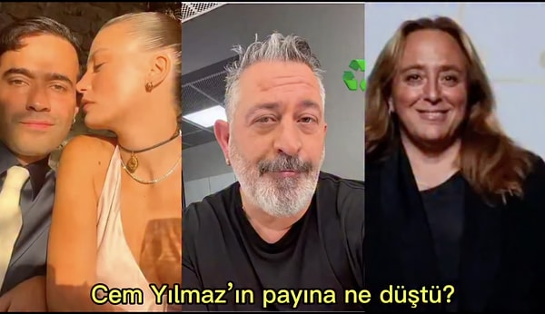 Tuğba Ekinci'nin bu fotoğrafı paylaşıp altına da "Hop! Beş milyon dolardan Cem'e de burada hak düşüyor. Cem'e de paydan verin :) Cem’den ayrılmış olmasa kiminle görüşeceği Serenay'ın dikkat çekmezdi. Ayıp olmuş Cem'e hepsini indirmişler cebe ))" açıklamasını yazarak bir kez daha sinirleri hoplattı!