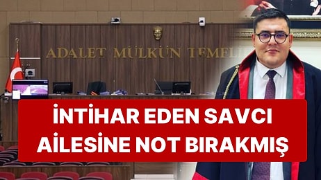 Savcı Adayı Mithat Can Yalman Annesine, Ablasına ve Kız Arkadaşına Notlar Bırakmış