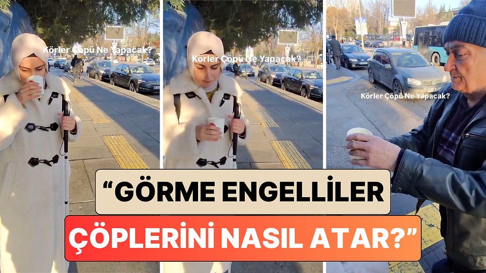 Görme Engelli Bir Çift Uygulamalı Olarak Gösterdi: Görme Engelliler Dışarda Çöplerini Nasıl Atar?